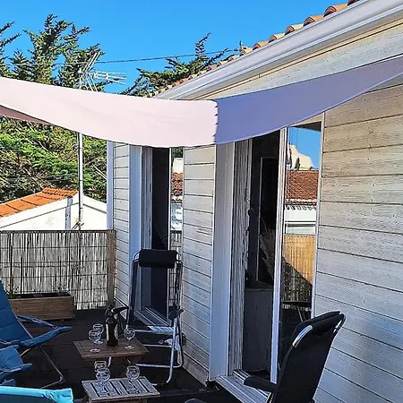 A Seulement 150M Plage Et Rue Pietonne, Maison 90M2, 6 Personnes Avec Parking Prive Et 2 Terrasses Sud